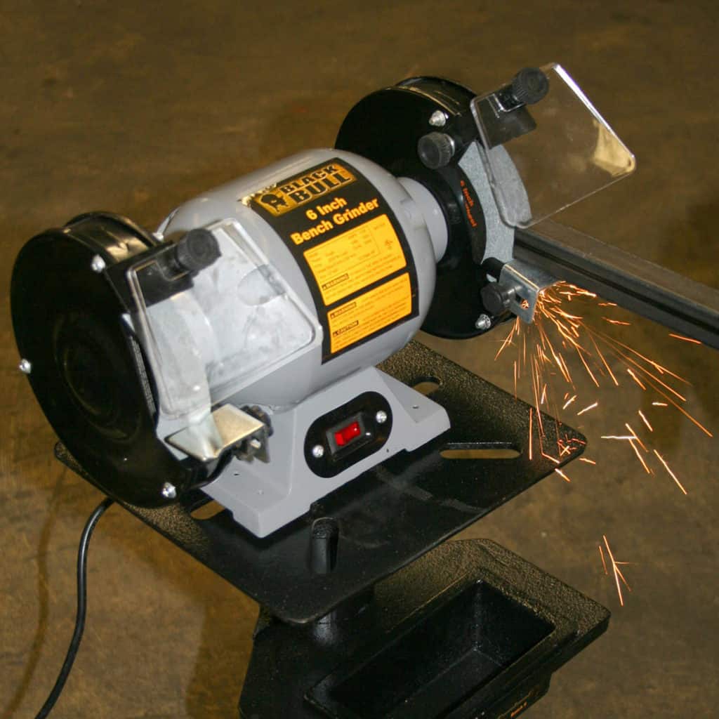 6 Inch Bench Grinder - Black Bull - BuffaloCorpStore.com