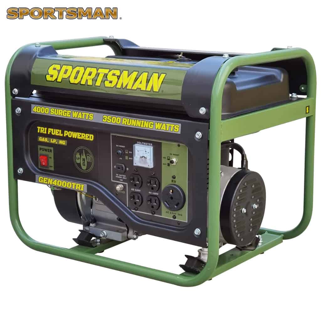 4000Watt Portable Tri Fuel Generator - Sportsman - Buffalo Corp