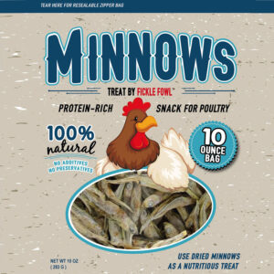 Fickle Fowl 10 oz Bag Dried Minnows
